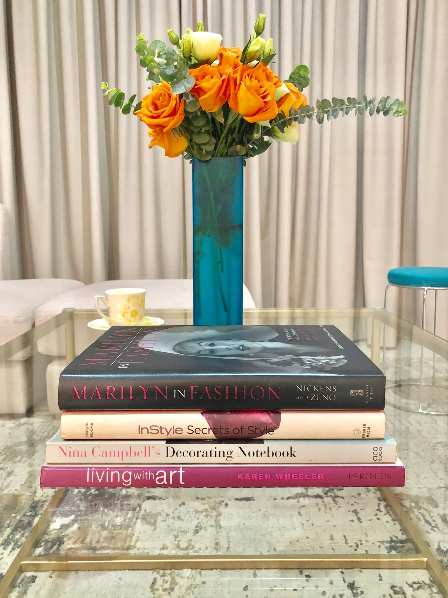 The living room table