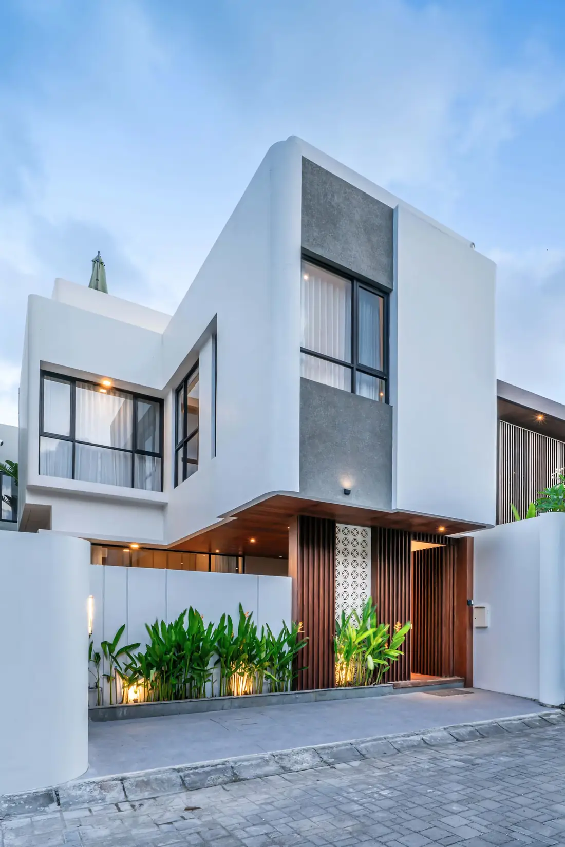 The house from the street