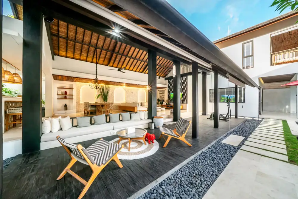 Lounge onto the pool