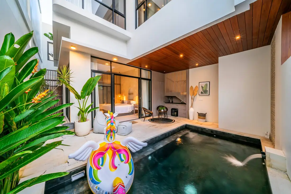 Courtyard pool