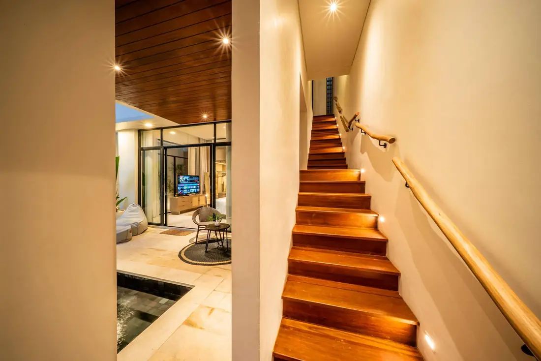 The staircase