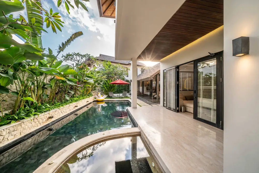 Pool and garden